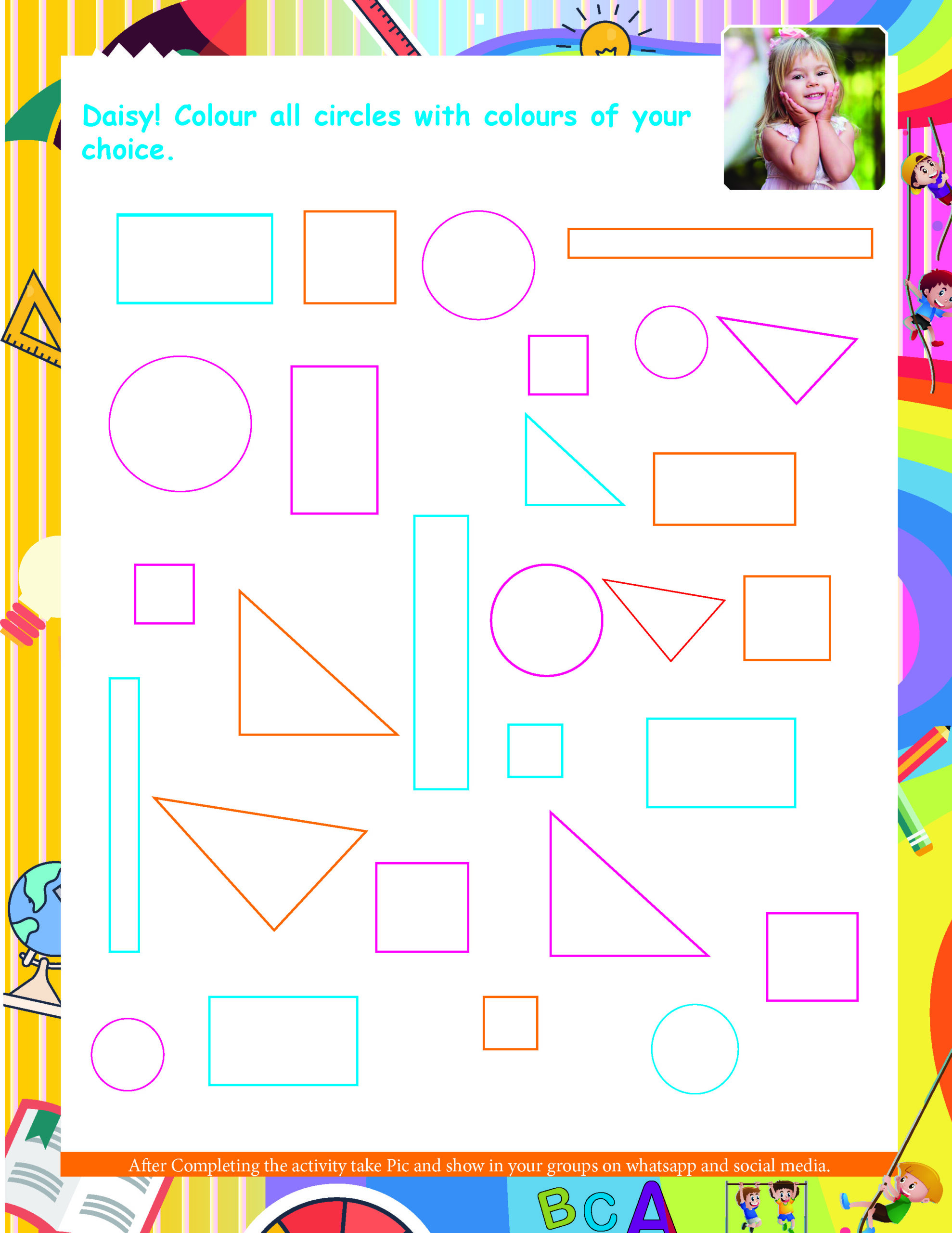 Customized Activity Sheets, English, Pack of 300 - Image 2