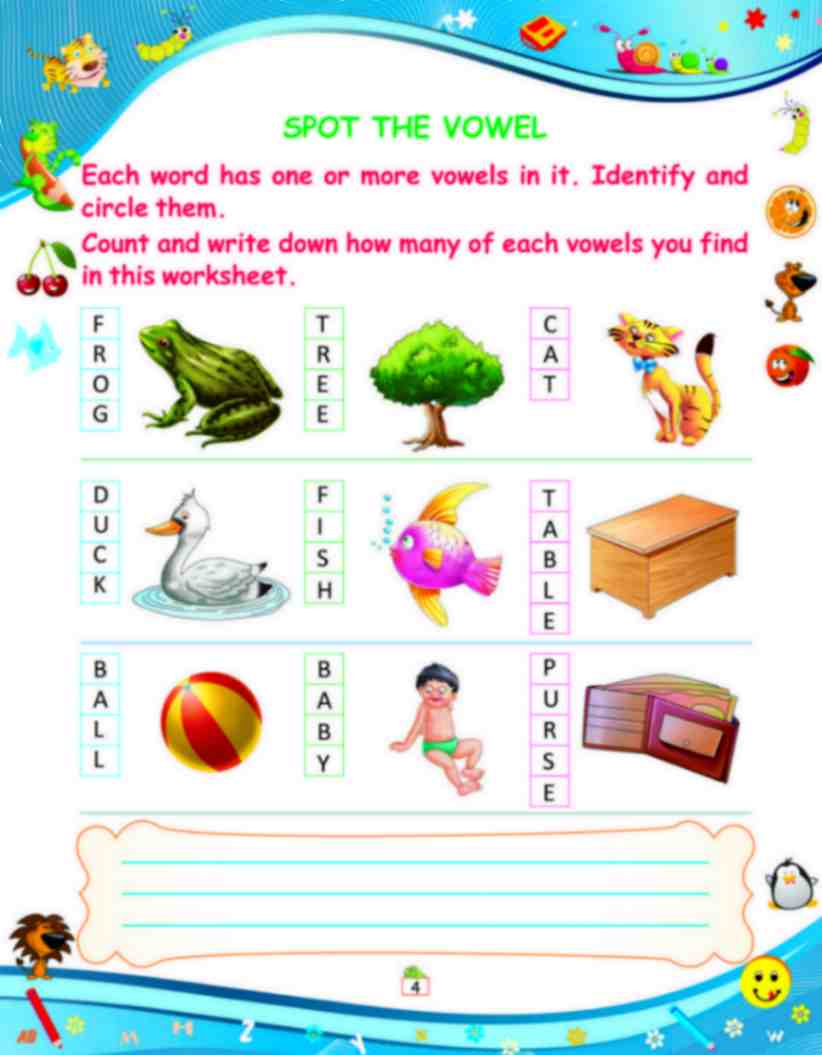 English Activity Sheet Age6+ - Image 2