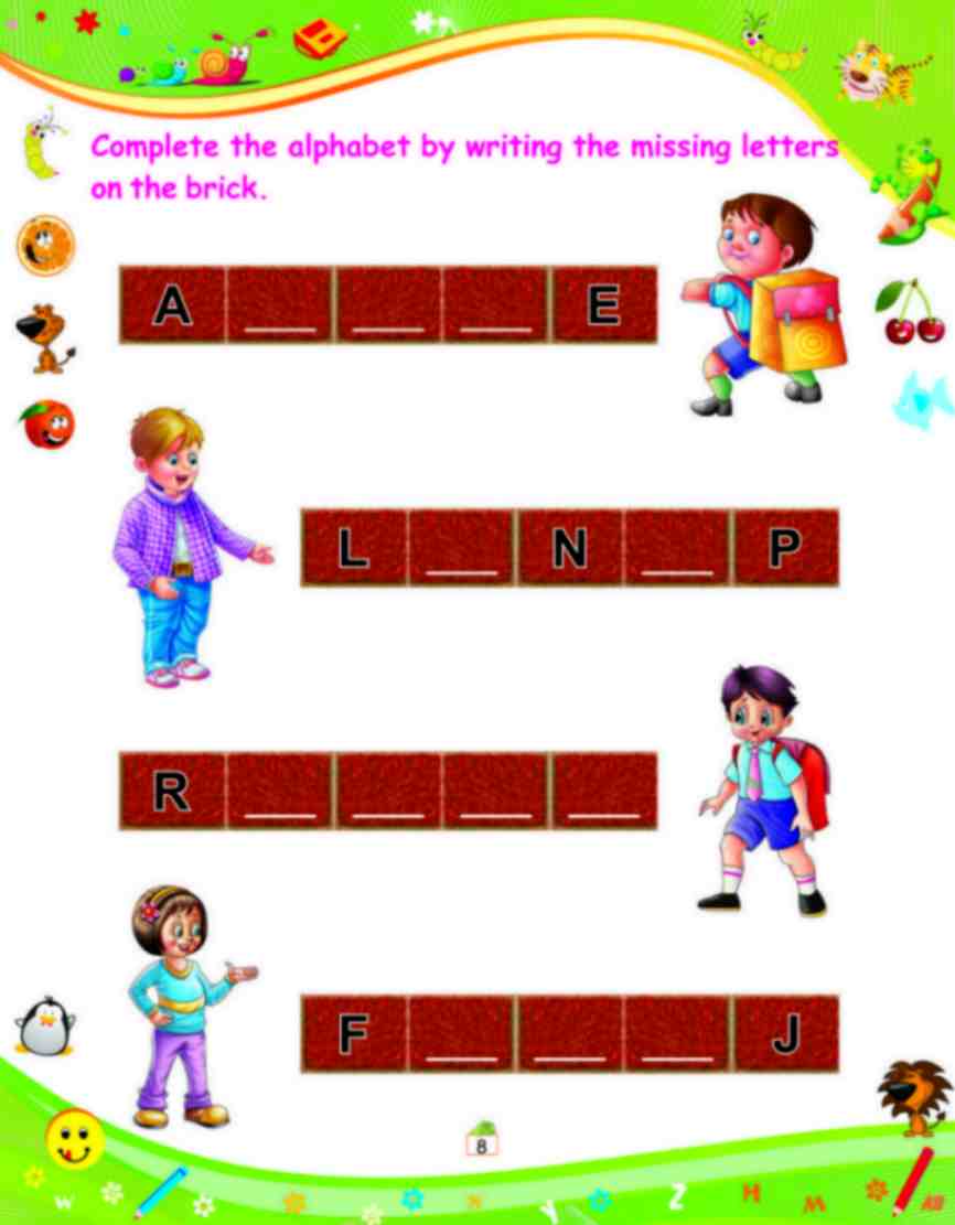 English Activity Sheet Age5+ - Image 4
