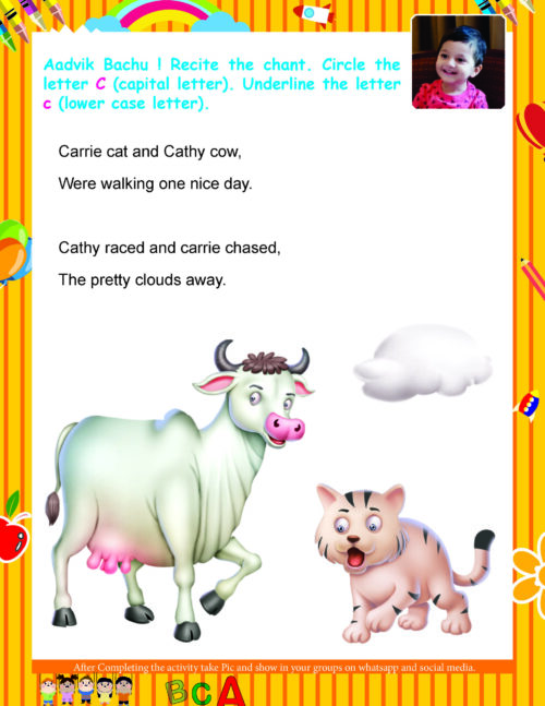 Customized Activity Sheet